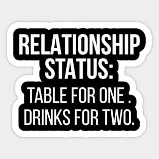 Drinks for Two Sticker